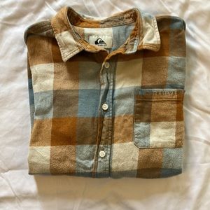 Gently used boys XL Quicksilver flannel
